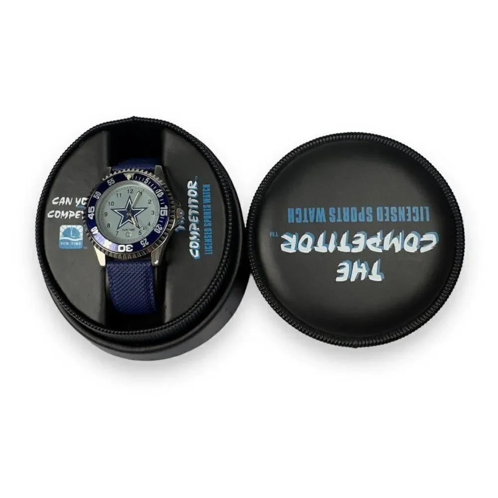 The Competitor Licensed Sports Watch Vintage 90s Dallas Cowboys‎ Wrist Watch